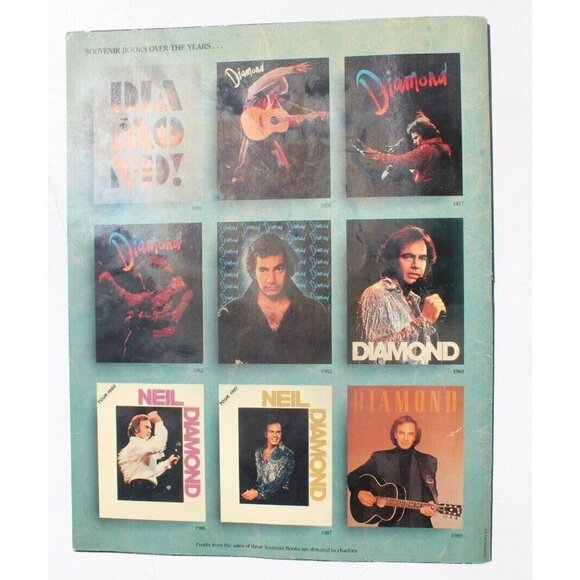 Vintage Neil Diamond LOVESCAPE Concert Tour Program RARE! 1991-1993 - Picture 4 of 4
